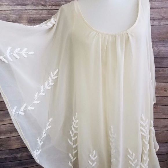 Free People Bead Embellished Cape Dress - Picture 6 of 15